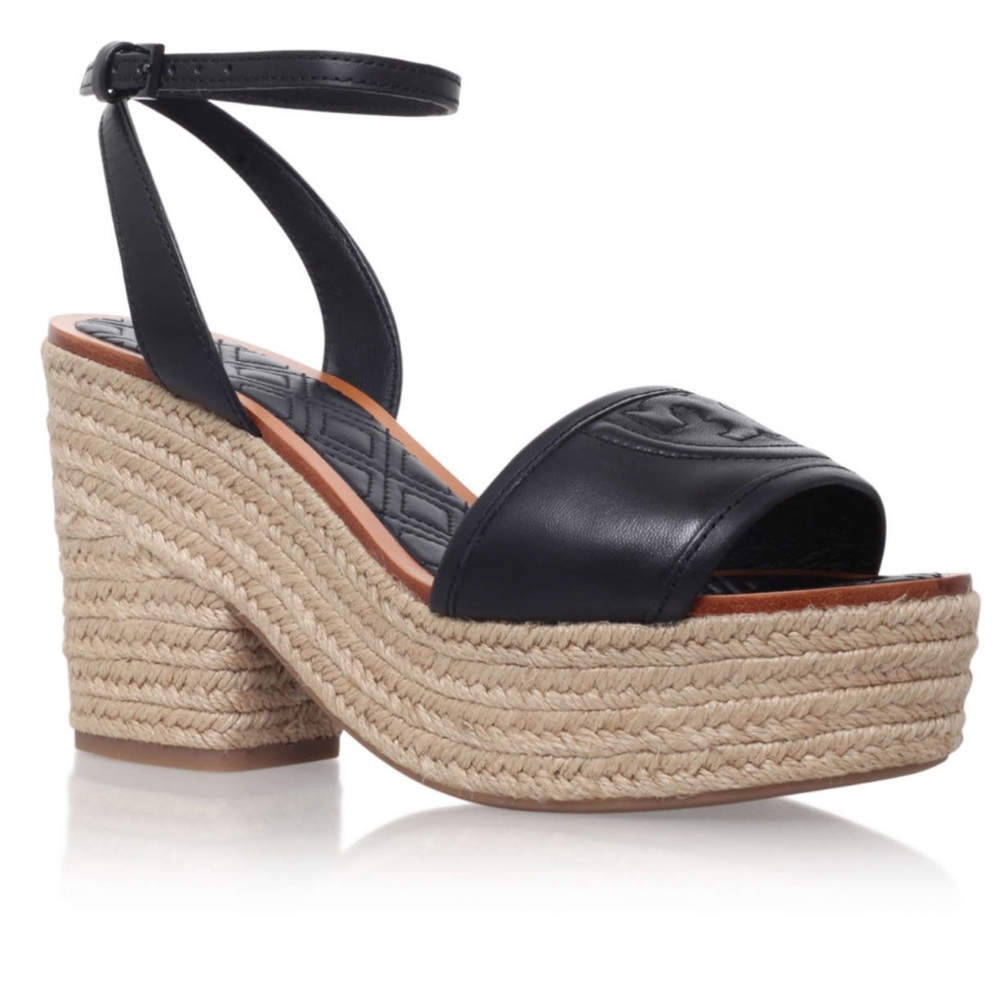 Tory Burch FLEMING Espadrille Sandal Napa Leather